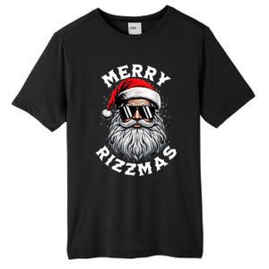 Merry Rizzmas Teens School Funny Christmas Santa Claus Tall Fusion ChromaSoft Performance T-Shirt