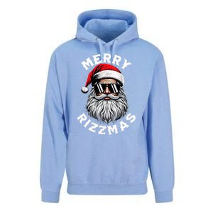 Merry Rizzmas Teens School Funny Christmas Santa Claus Unisex Surf Hoodie