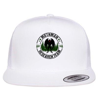 Mothman Research Team Moth Man Search Cryptid Flat Bill Trucker Hat