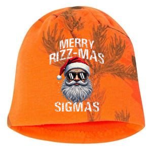 Merry Rizzmas Teens School Funny Christmas Santa Claus Kati - Camo Knit Beanie