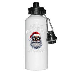 Merry Rizzmas Teens School Funny Christmas Santa Claus Aluminum Water Bottle