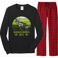 Mamasaurus Rex T Rex Dinosaur Cute MotherS Day Gifts Long Sleeve Pajama Set