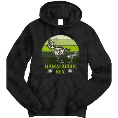 Mamasaurus Rex T Rex Dinosaur Cute MotherS Day Gifts Tie Dye Hoodie