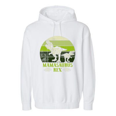 Mamasaurus Rex T Rex Dinosaur Cute MotherS Day Gifts Garment-Dyed Fleece Hoodie