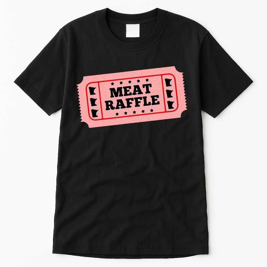 Meat Raffle Ticket Minnesota Tall T-Shirt