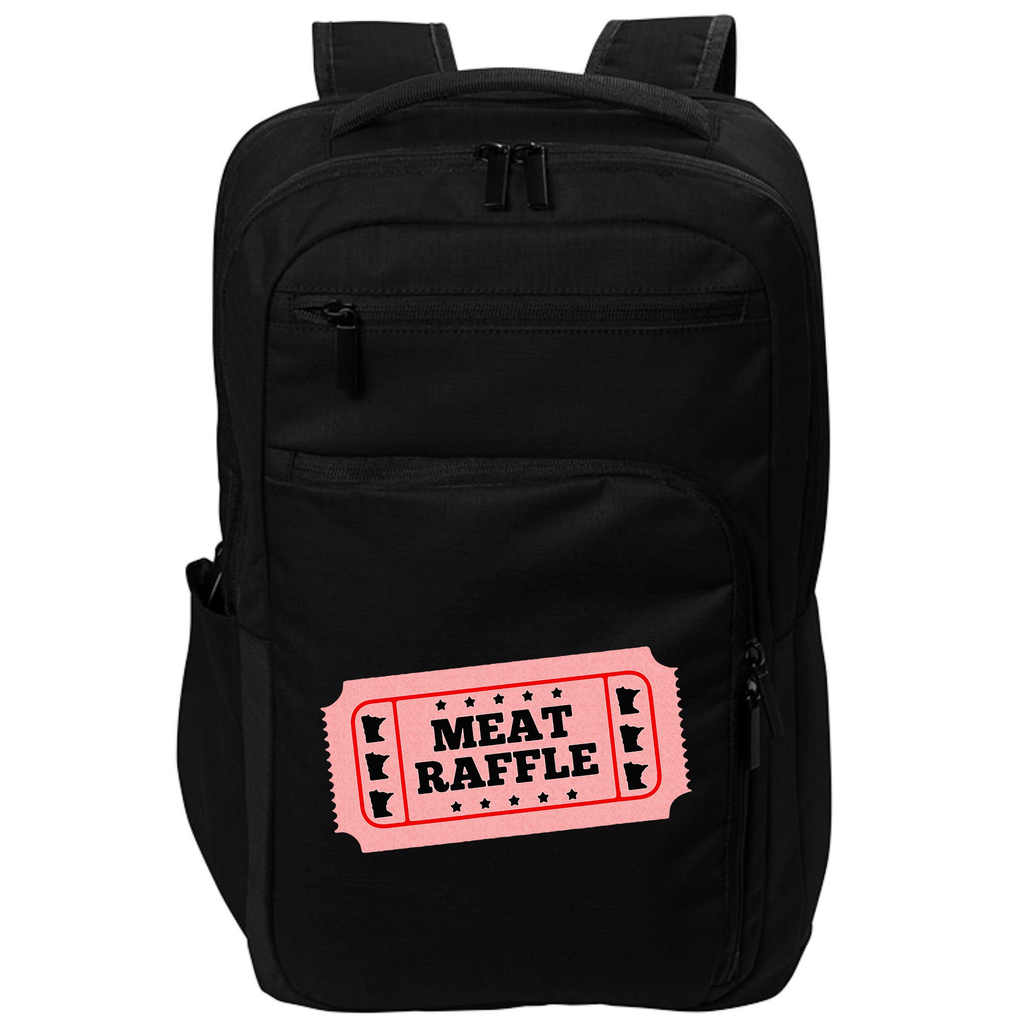 Meat Raffle Ticket Minnesota Impact Tech Backpack