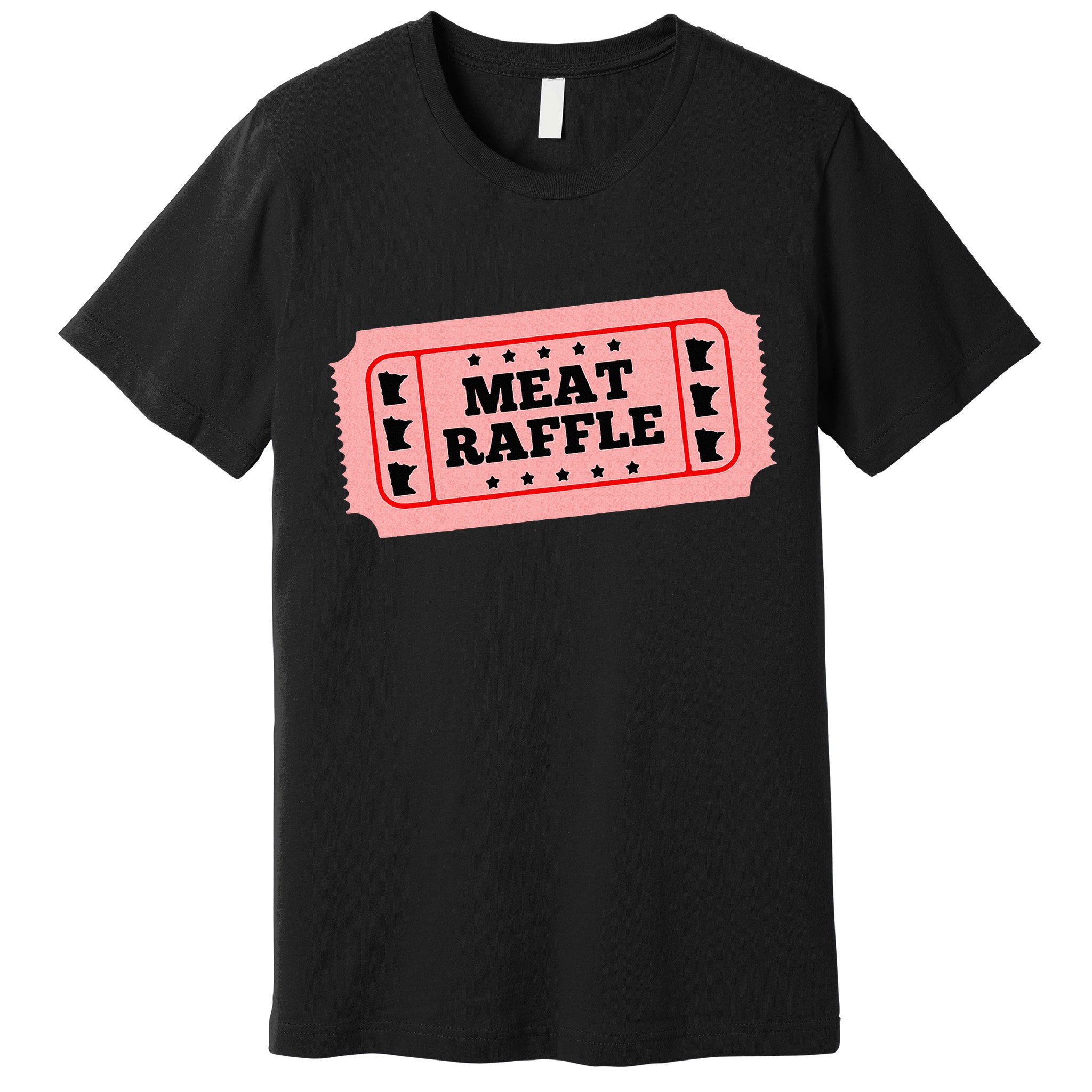 Meat Raffle Ticket Minnesota Premium T-Shirt