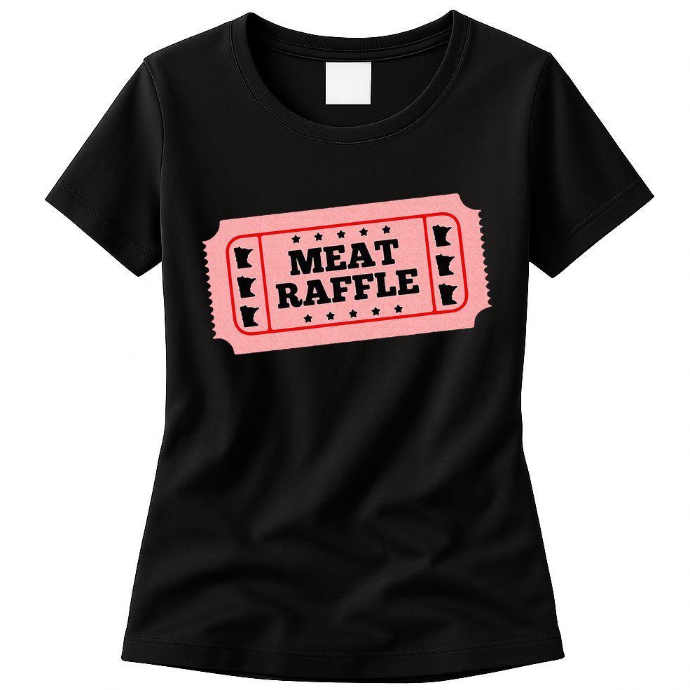 Meat Raffle Ticket Minnesota Womens T-Shirt