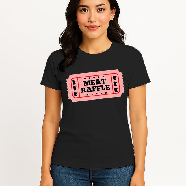 Meat Raffle Ticket Minnesota Womens T-Shirt