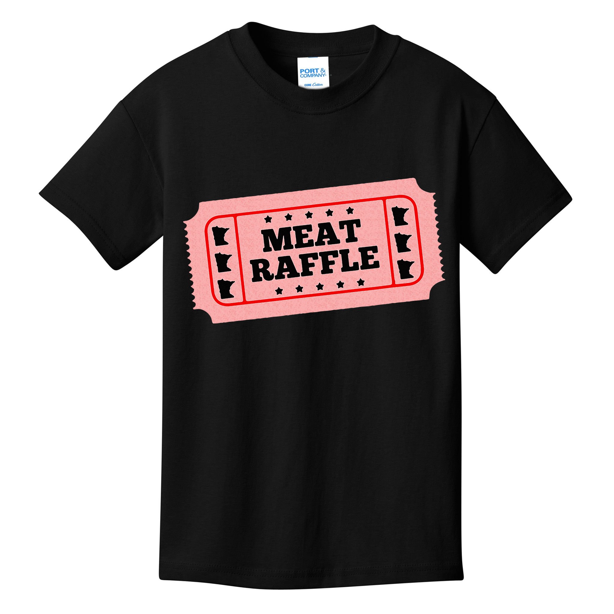 Meat Raffle Ticket Minnesota Kids T-Shirt