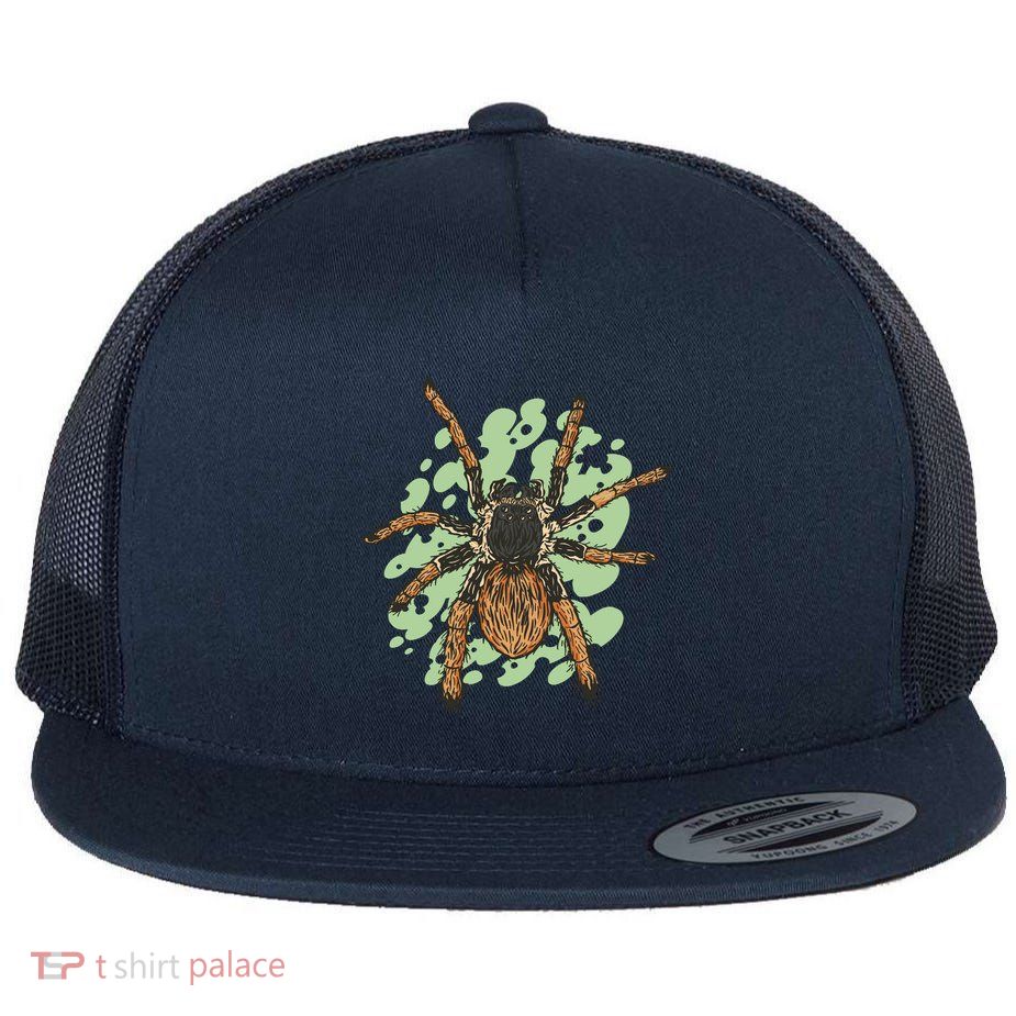 Megaphobema Robustum Tarantula Spider Flat Bill Trucker Hat