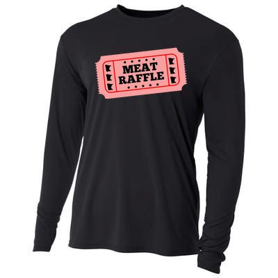 Meat Raffle Ticket Minnesota Cooling Performance Long Sleeve Crew