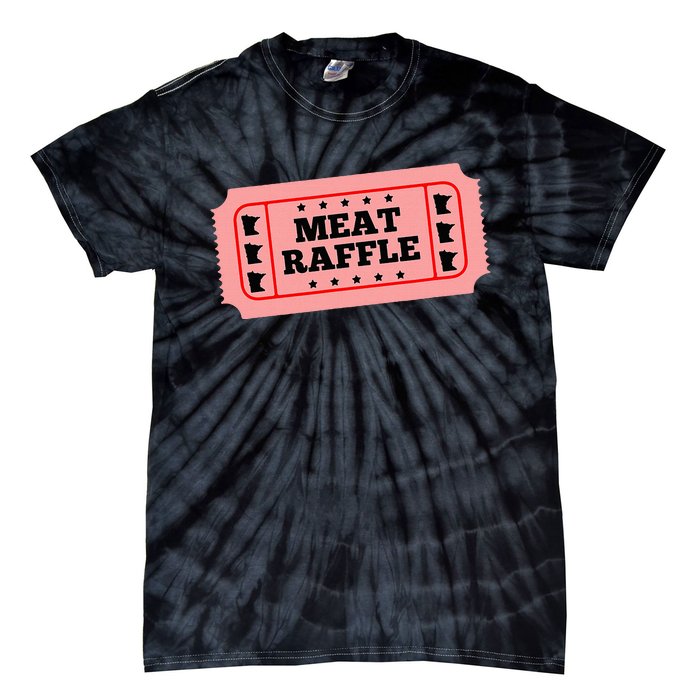 Meat Raffle Ticket Minnesota Tie-Dye T-Shirt