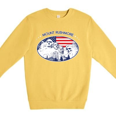 Mount Rushmore Usa America South Dakota Premium Crewneck Sweatshirt