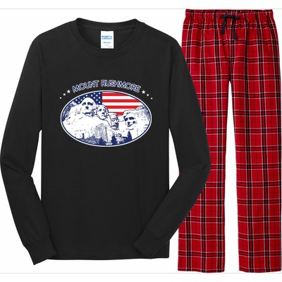 Mount Rushmore Usa America South Dakota Long Sleeve Pajama Set