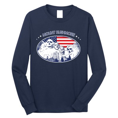 Mount Rushmore Usa America South Dakota Long Sleeve Shirt