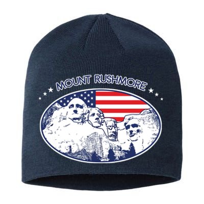 Mount Rushmore Usa America South Dakota Sustainable Beanie