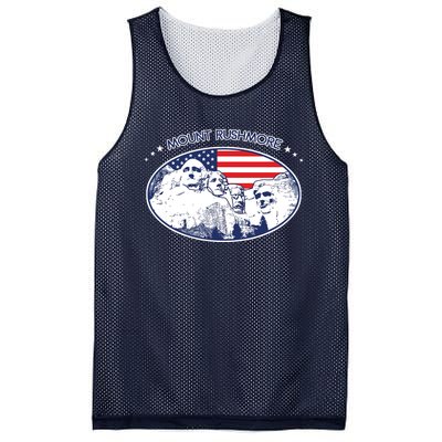 Mount Rushmore Usa America South Dakota Mesh Reversible Basketball Jersey Tank