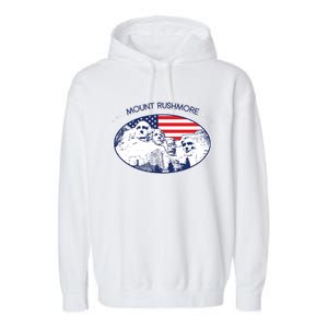 Mount Rushmore Usa America South Dakota Garment-Dyed Fleece Hoodie