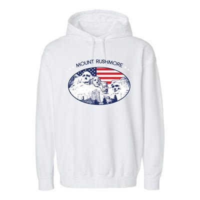 Mount Rushmore Usa America South Dakota Garment-Dyed Fleece Hoodie