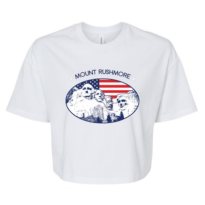 Mount Rushmore Usa America South Dakota Bella+Canvas Jersey Crop Tee