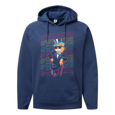 Monopoly Rich Uncle Pennybags Winning Performance Fleece Hoodie