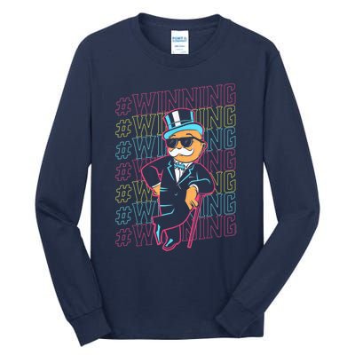 Monopoly Rich Uncle Pennybags Winning Tall Long Sleeve T-Shirt