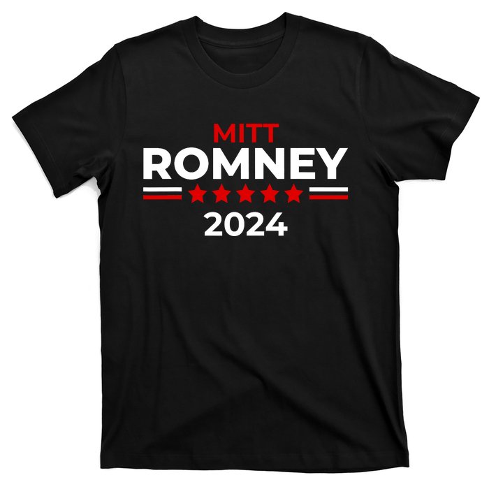 Mitt Romney Utah Senator Republican For President 2024 T-Shirt