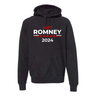 Mitt Romney Utah Senator Republican For President 2024 Premium Hoodie