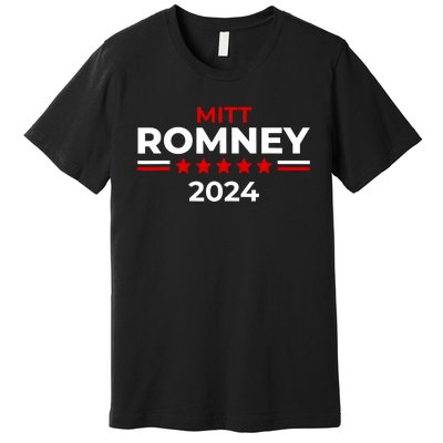 Mitt Romney Utah Senator Republican For President 2024 Premium T-Shirt