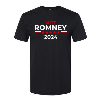 Mitt Romney Utah Senator Republican For President 2024 Softstyle CVC T-Shirt