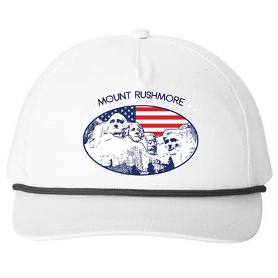 Mount Rushmore Usa America South Dakota Snapback Five-Panel Rope Hat