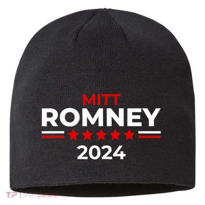 Mitt Romney Utah Senator Republican For President 2024 Sustainable Beanie
