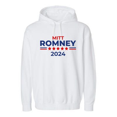 Mitt Romney Utah Senator Republican Garment-Dyed Fleece Hoodie