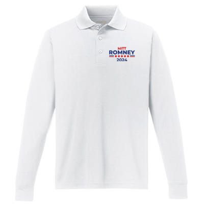 Mitt Romney Utah Senator Republican Performance Long Sleeve Polo