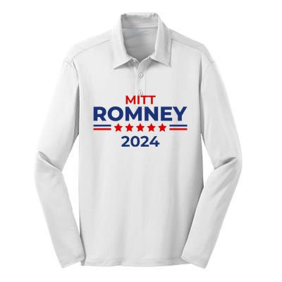 Mitt Romney Utah Senator Republican Silk Touch Performance Long Sleeve Polo