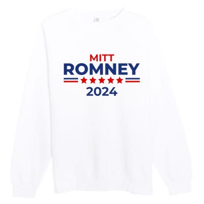 Mitt Romney Utah Senator Republican Premium Crewneck Sweatshirt