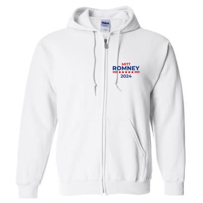 Mitt Romney Utah Senator Republican Full Zip Hoodie