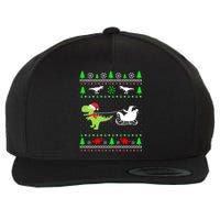 Merry Rexmas Ugly Sweater Christmas Gifts Dinosaur Lover Wool Snapback Cap