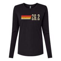 Marathon Running Vintage 262 Miles Retro Marathon Runner Womens Cotton Relaxed Long Sleeve T-Shirt