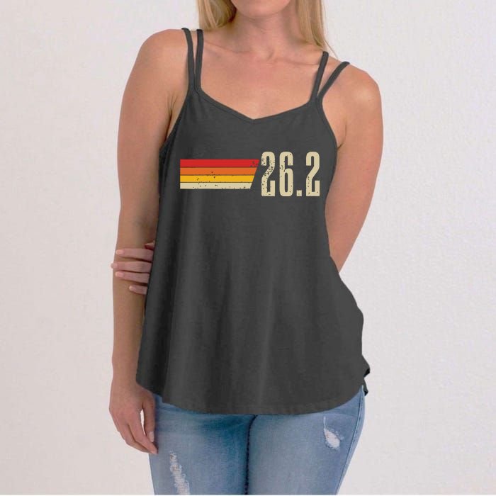 Marathon Running Vintage 262 Miles Retro Marathon Runner Women's Strappy Tank