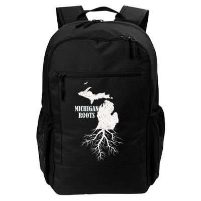 Michigan Roots Vintage Pride State Map Gift Backpack