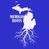 Michigan Roots Vintage Pride State Map Gift Button