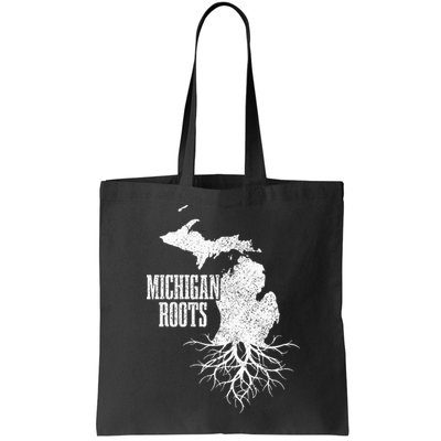 Michigan Roots Vintage Pride State Map Gift Bag