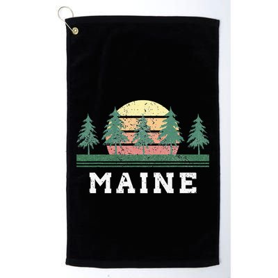 Maine Retro Vintage Golf Towel