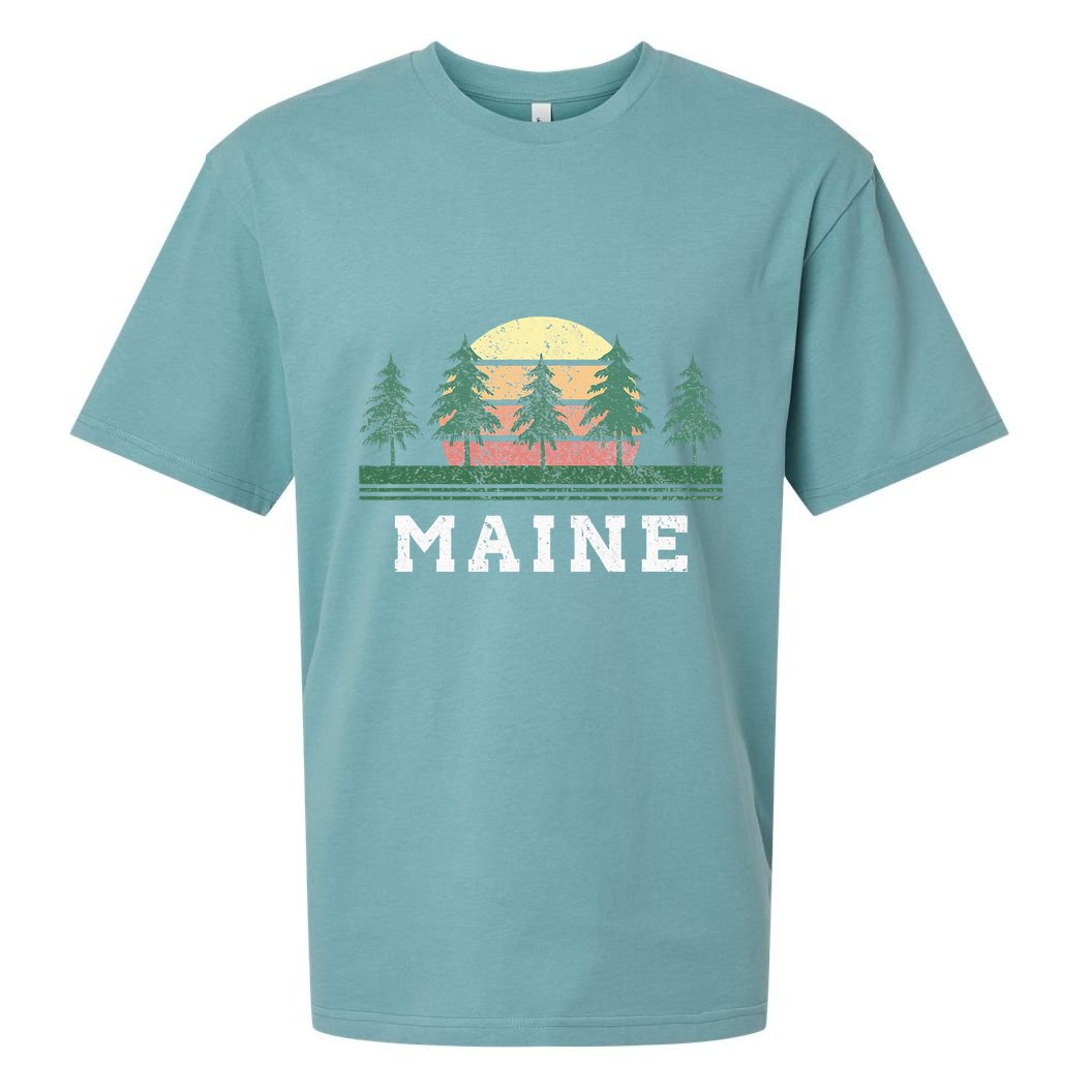 Maine Retro Vintage Sueded Cloud Jersey T-Shirt