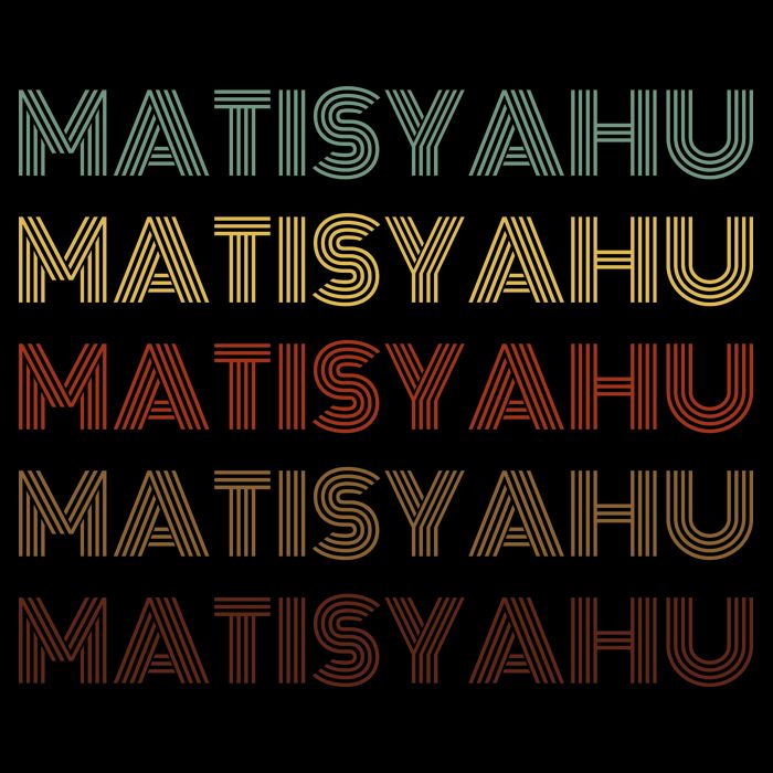 Matisyahu Retro Vintage Style Black Matisyahu Sweatshirt