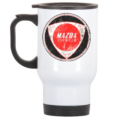 Mazda Rotary Vintage Logo Stainless Steel Travel Mug