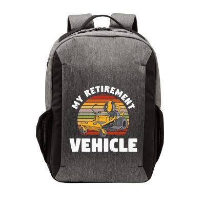 My Retirement Vehicle Retired Lawn Mower Grass Mow Mowing Vector Backpack