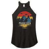 Minnesota Retro Vintage Women's Perfect Tri Rocker Tank